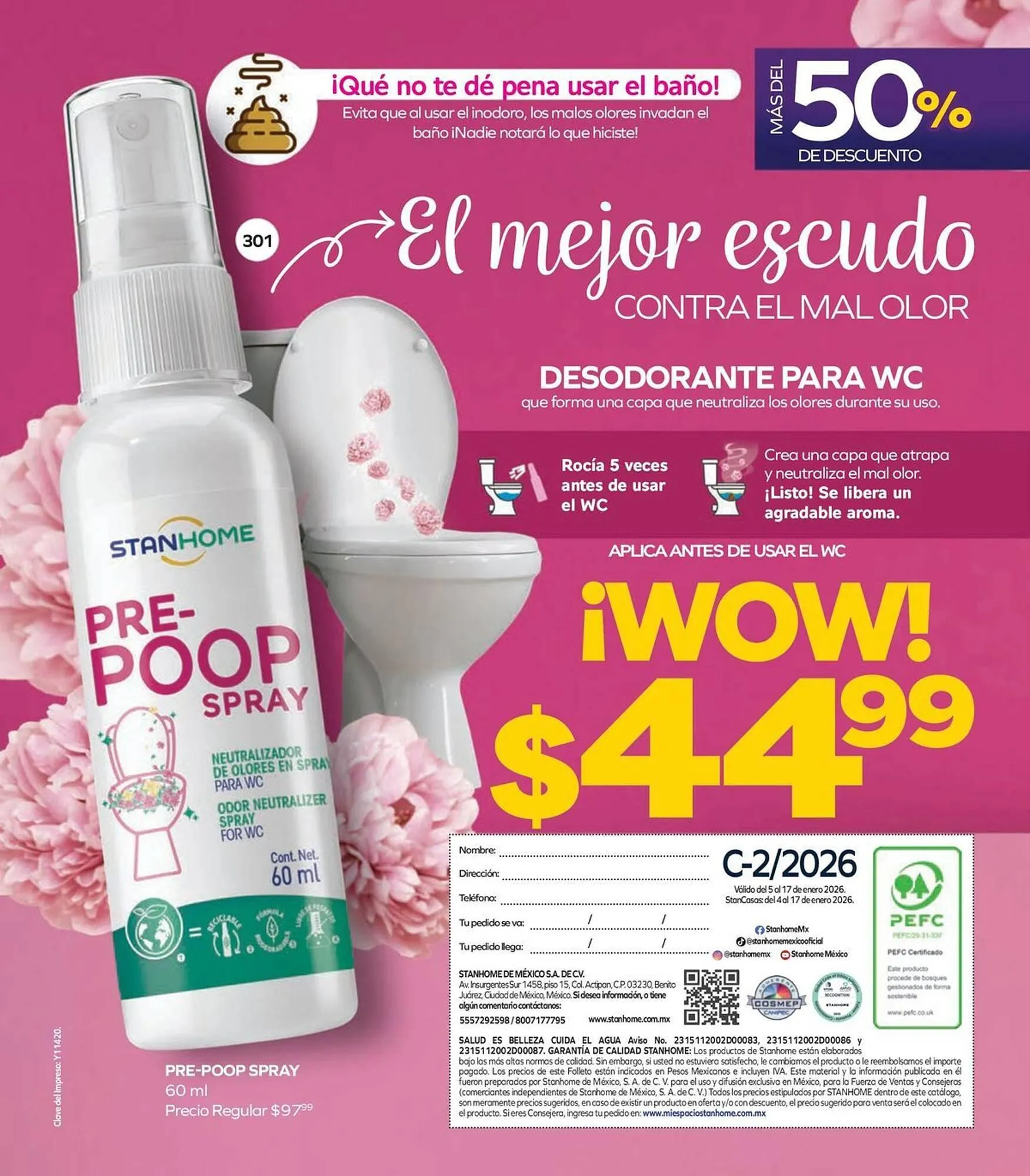 Catálogo de Catálogo Stanhome 6 de enero al 17 de enero 2026 - Pagina 162