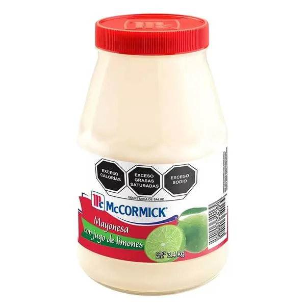 Mayonesa McCormick con jugo de limón 3400 gr