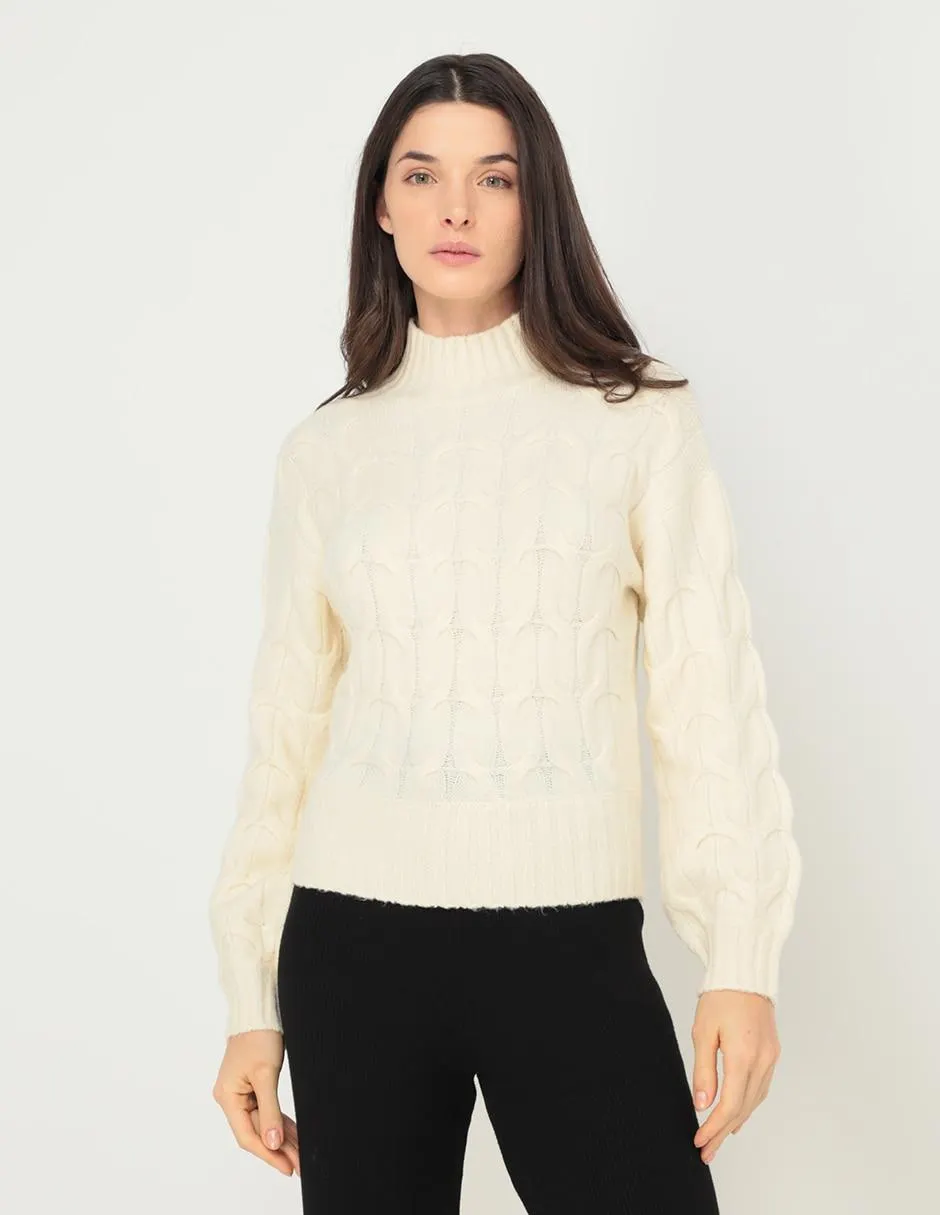 Suéter Metropolis cuello alto para mujer
