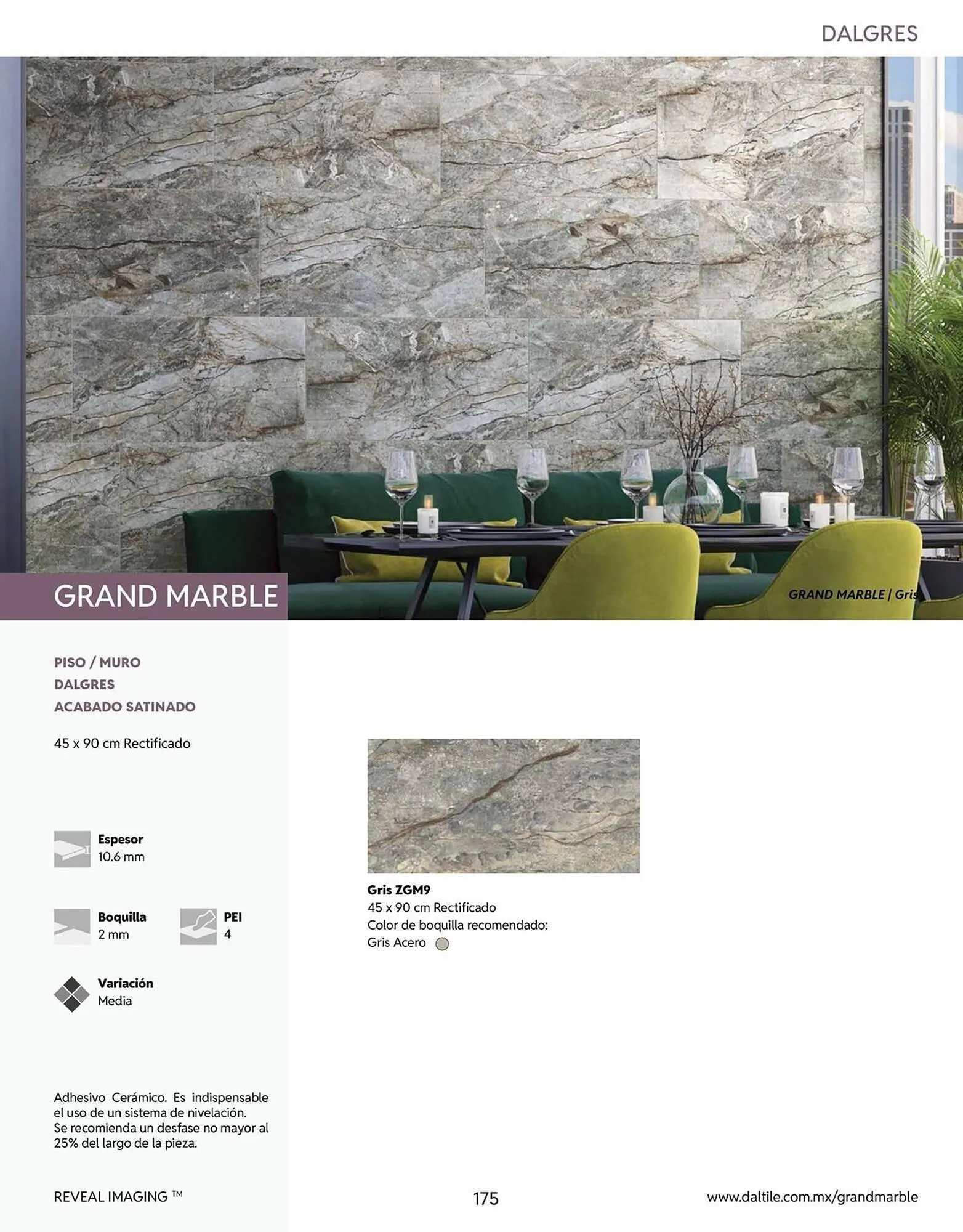 Catálogo de Catálogo Daltile 13 de enero al 31 de diciembre 2026 - Pagina 175