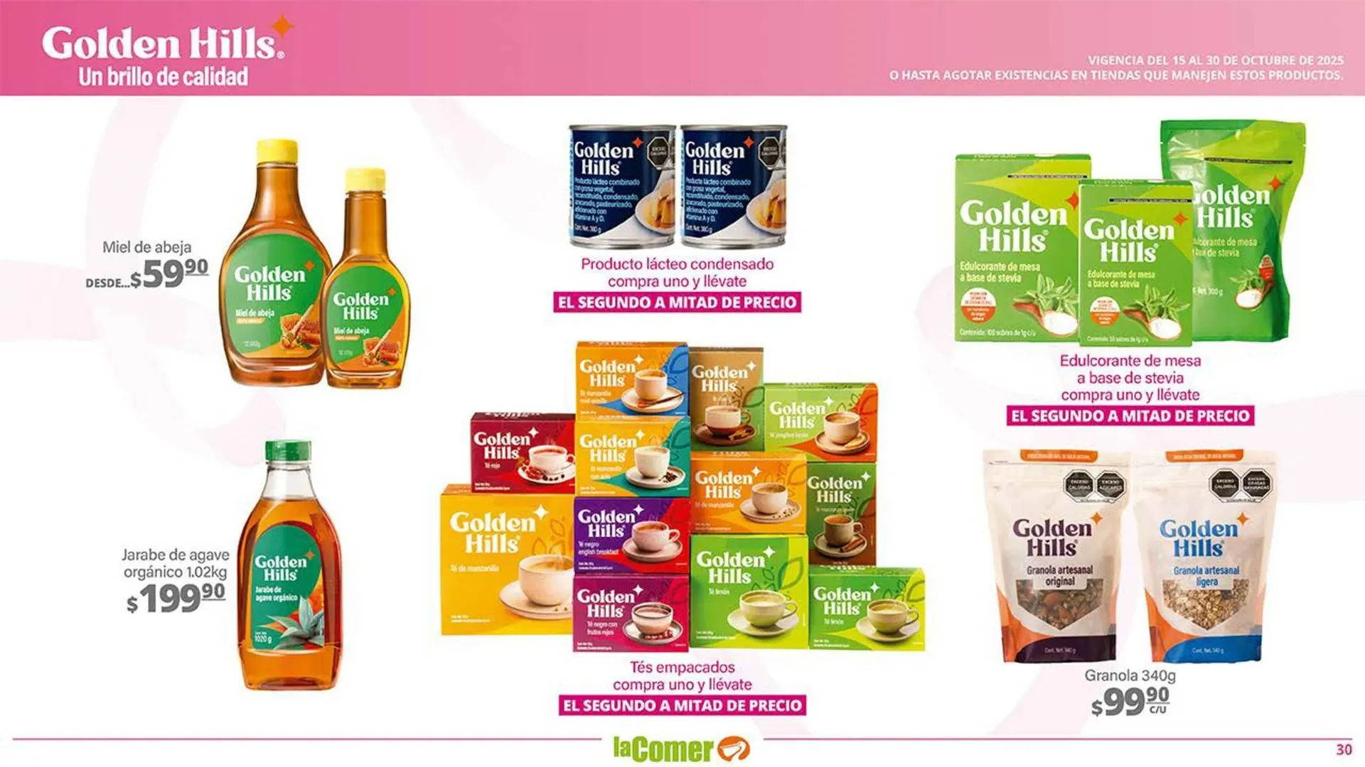 Catálogo de Folleto La Comer 15 de octubre al 30 de octubre 2025 - Pagina 30