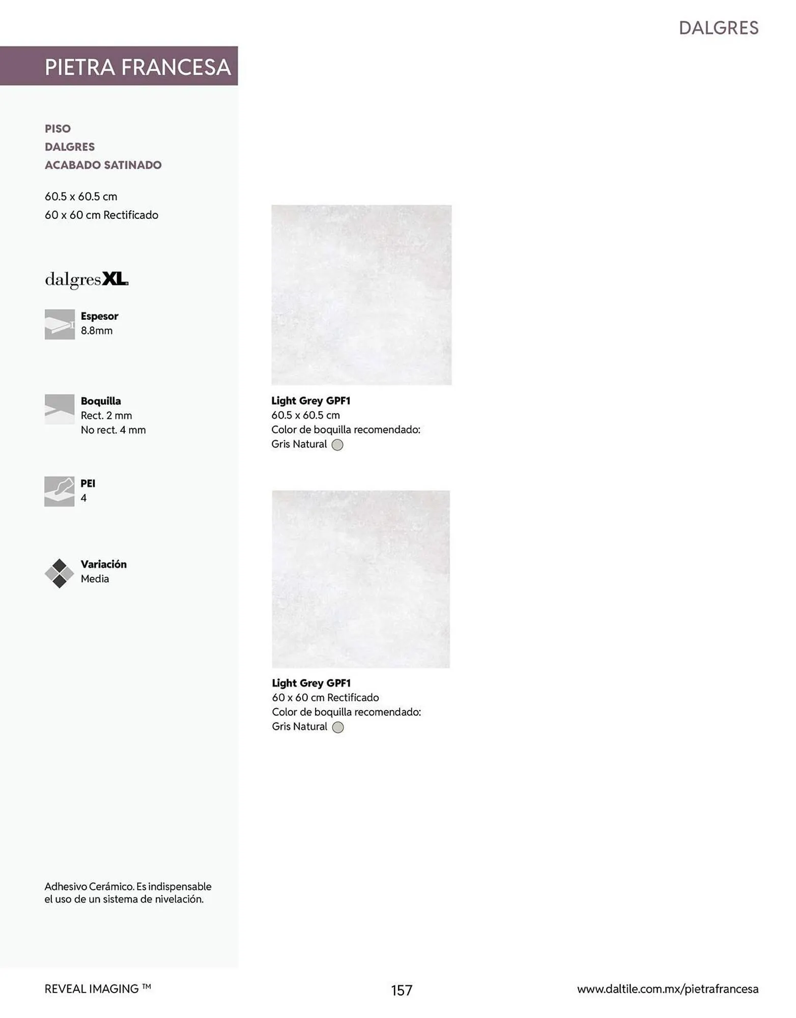 Catálogo de Catálogo Daltile 13 de enero al 31 de diciembre 2026 - Pagina 157