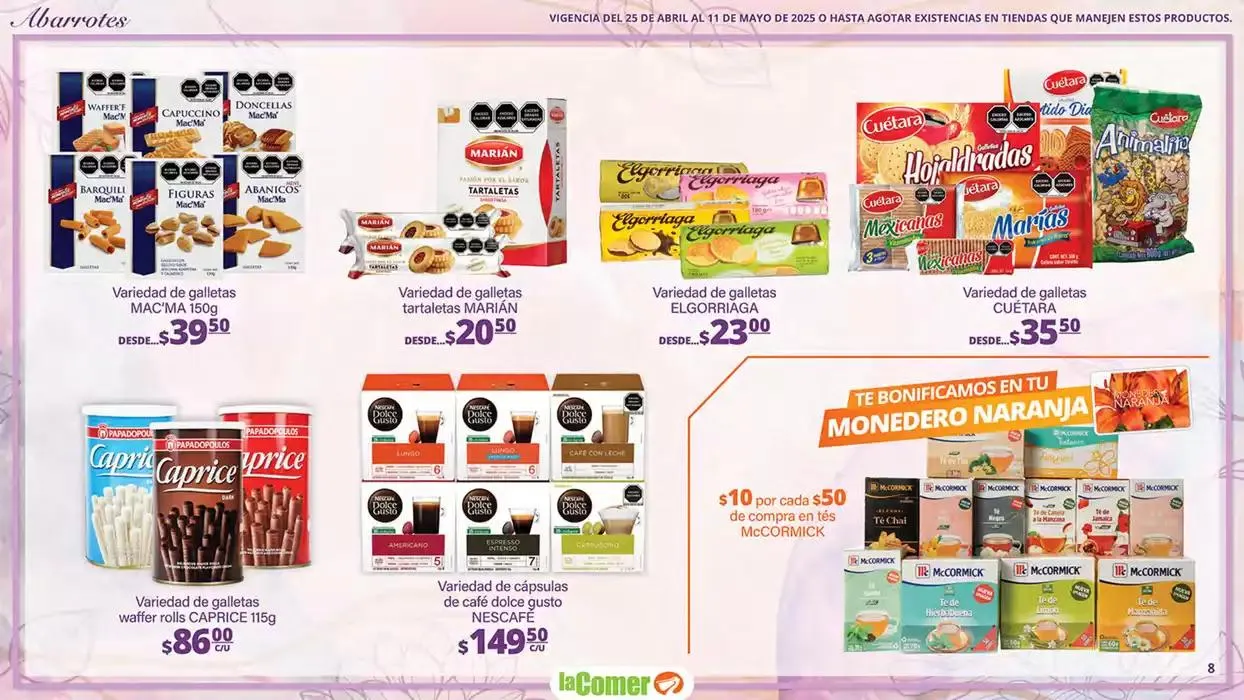 Catálogo de La Comer - Día de la Madre  24 de abril al 11 de mayo 2025 - Pagina 8