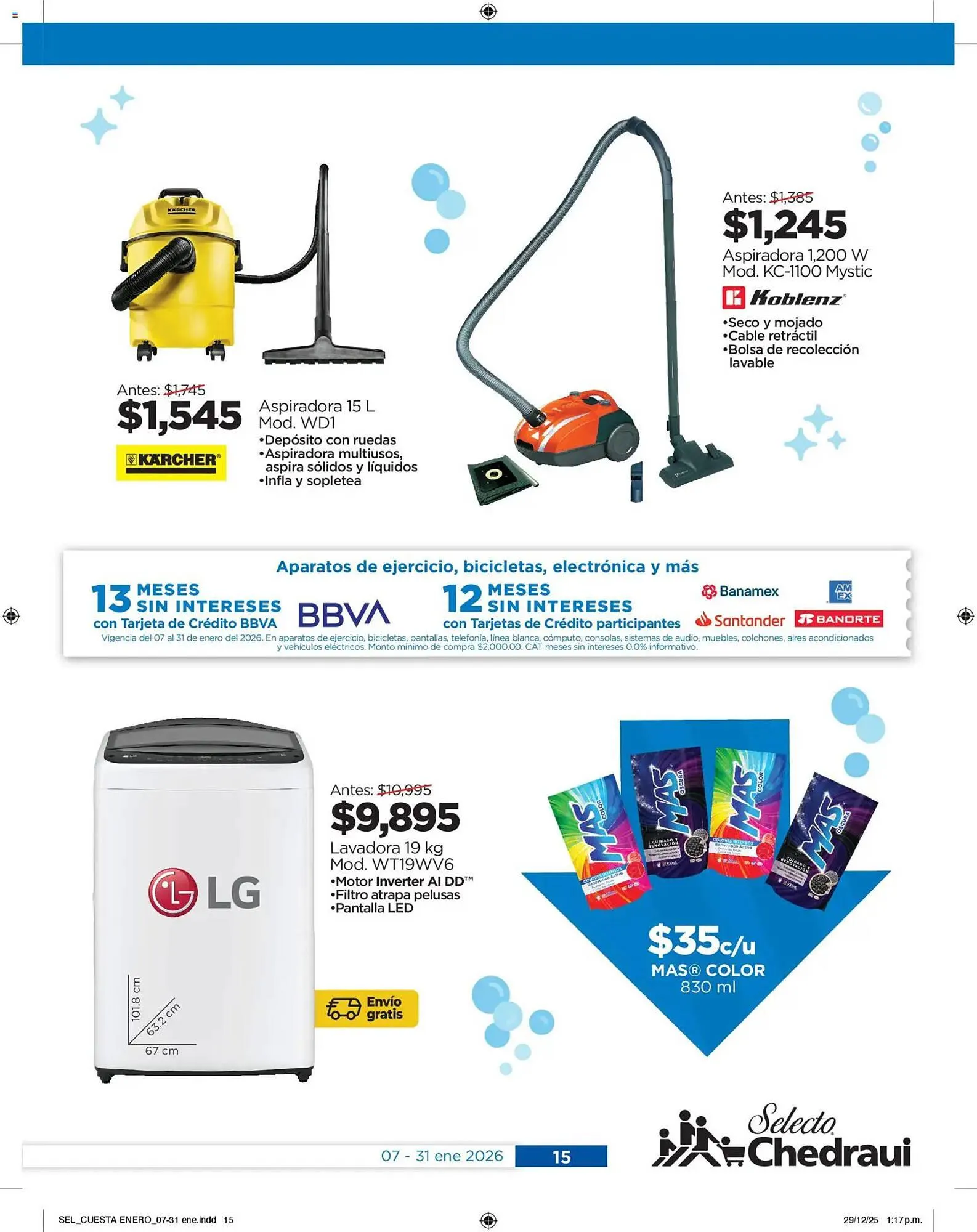 Catálogo de Folleto Chedraui 7 de enero al 1 de febrero 2026 - Pagina 15