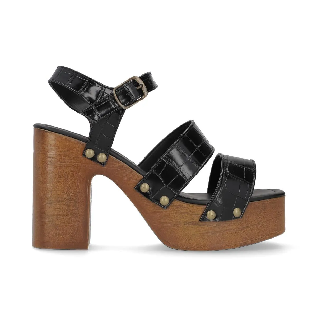 SANDALIA OZONO PARA MUJER ESTILO 637904 NEGRO