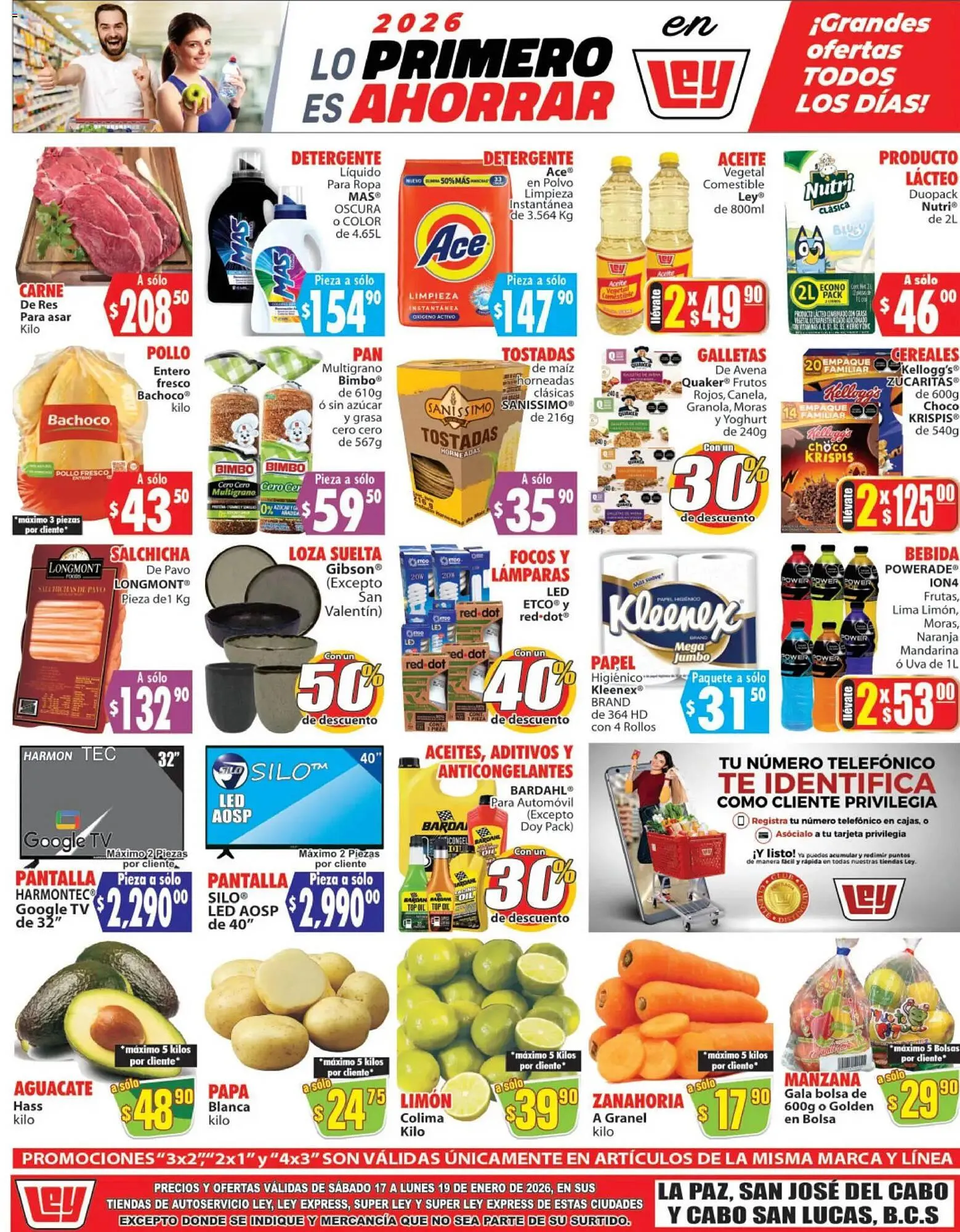 Catálogo de Folleto Casa Ley 17 de enero al 19 de enero 2026 - Pagina 1