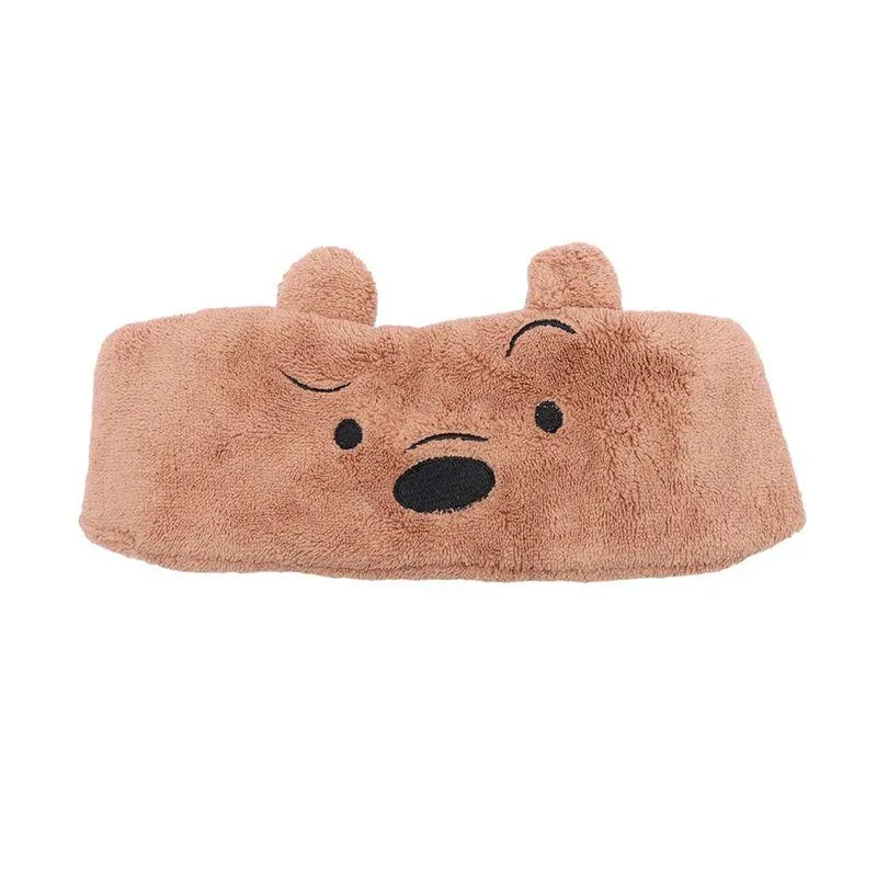 Banda Para Cabello We Bare Bears Pardo 85% Poliéster, 15% Poliamida Café 22x8 cm