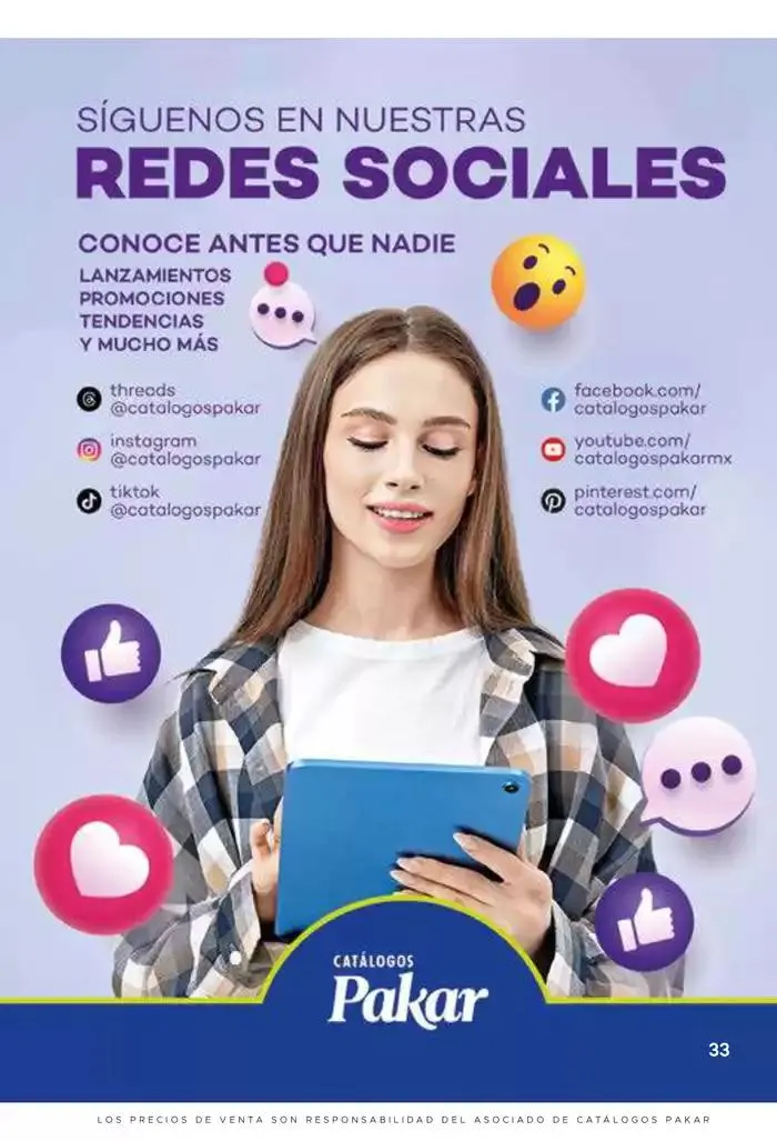 Catálogo de Pakar Mujer 31 de enero al 31 de agosto 2025 - Pagina 33