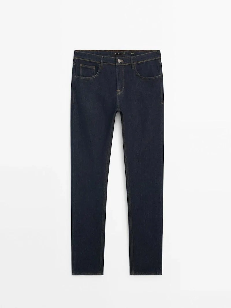Jeans desencolado slim fit
