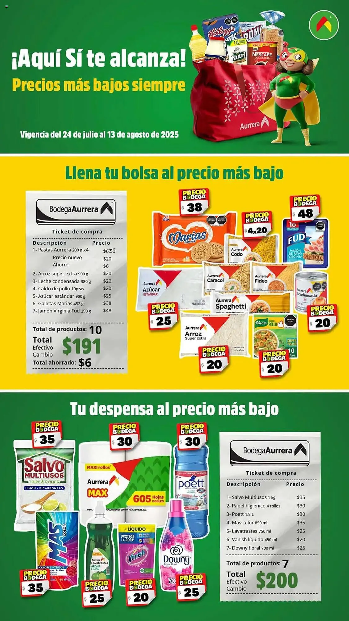 Catálogo de Catálogo Bodega Aurrerá 24 de julio al 15 de agosto 2025 - Pagina 1