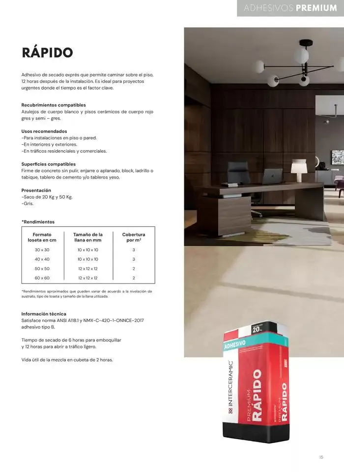 Catálogo de Materiales de instalación 14 de noviembre al 30 de junio 2025 - Pagina 15