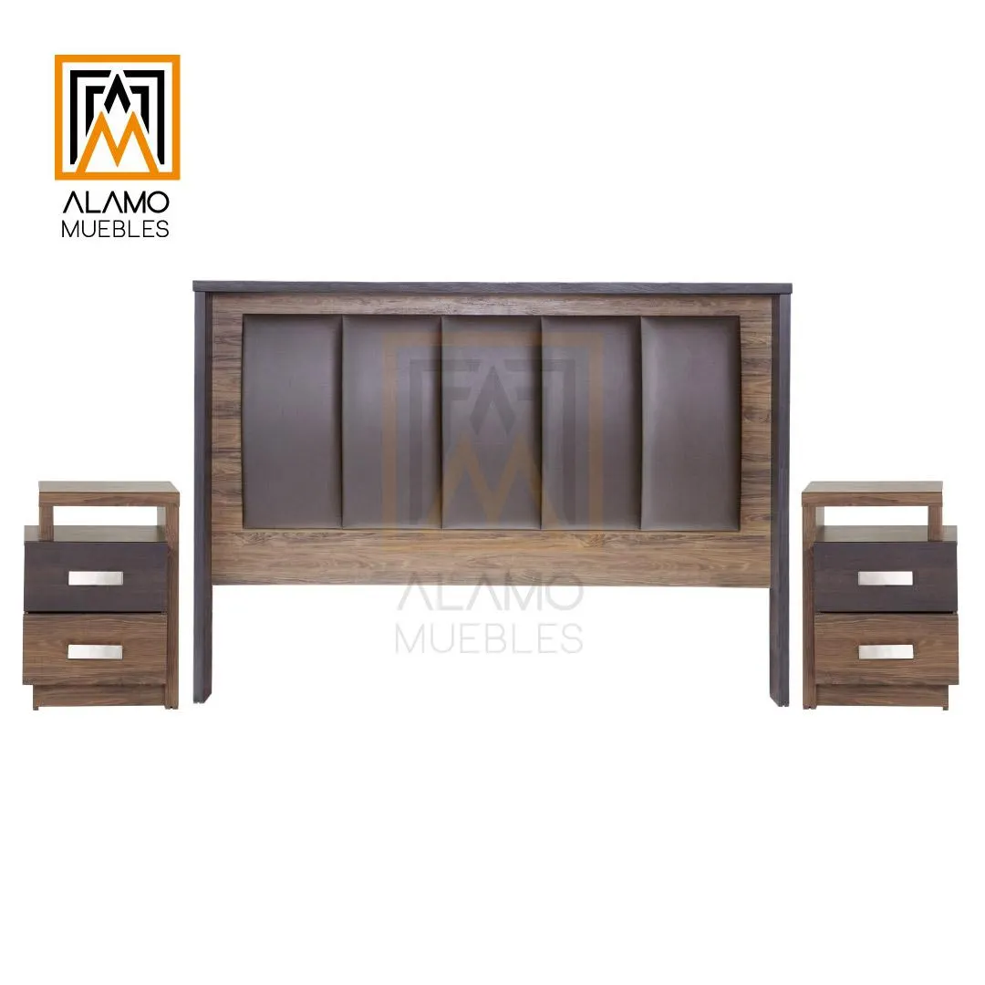 Cabecera Texas King Size + 2 Burós Tokio