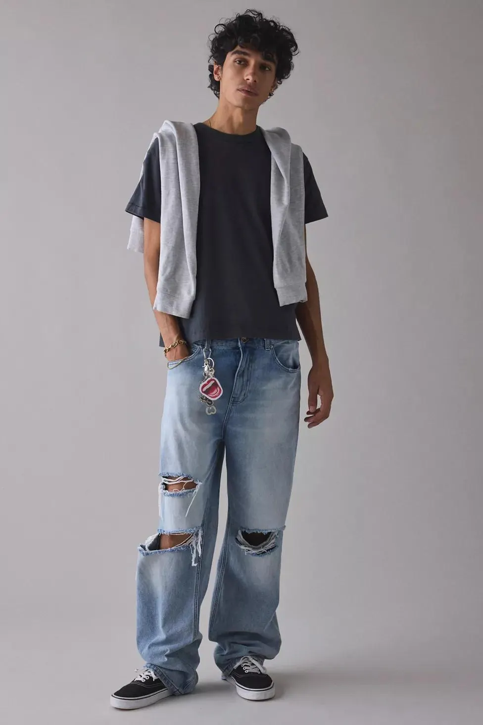 BDG Bonfire Cropped Cotton Tee