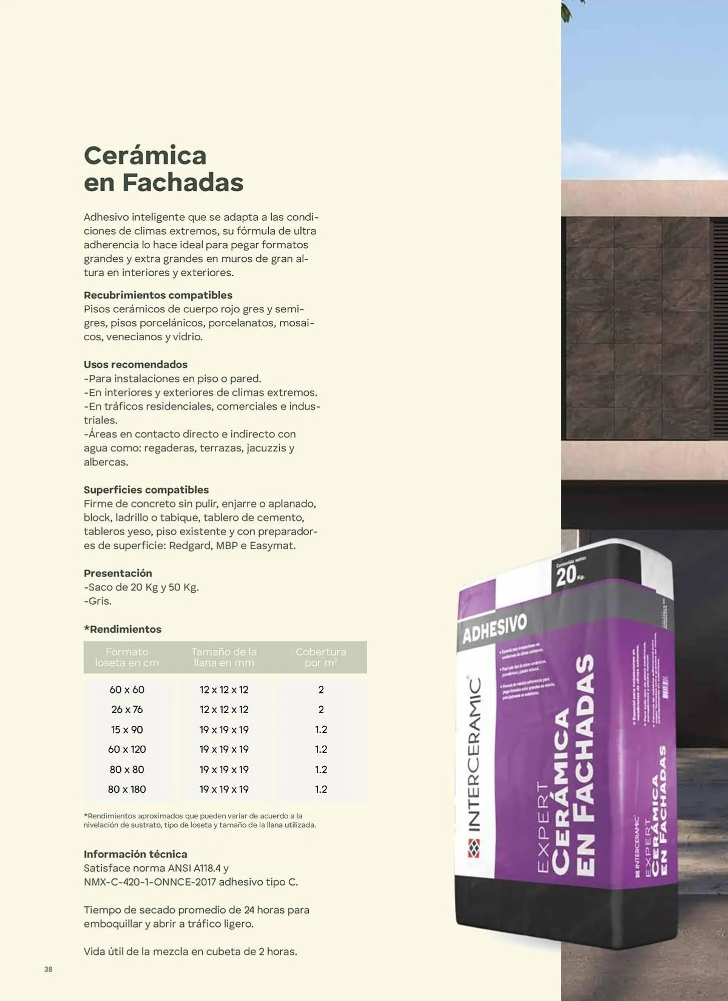 Catálogo de Catálogo Interceramic 3 de octubre al 3 de octubre 2026 - Pagina 38