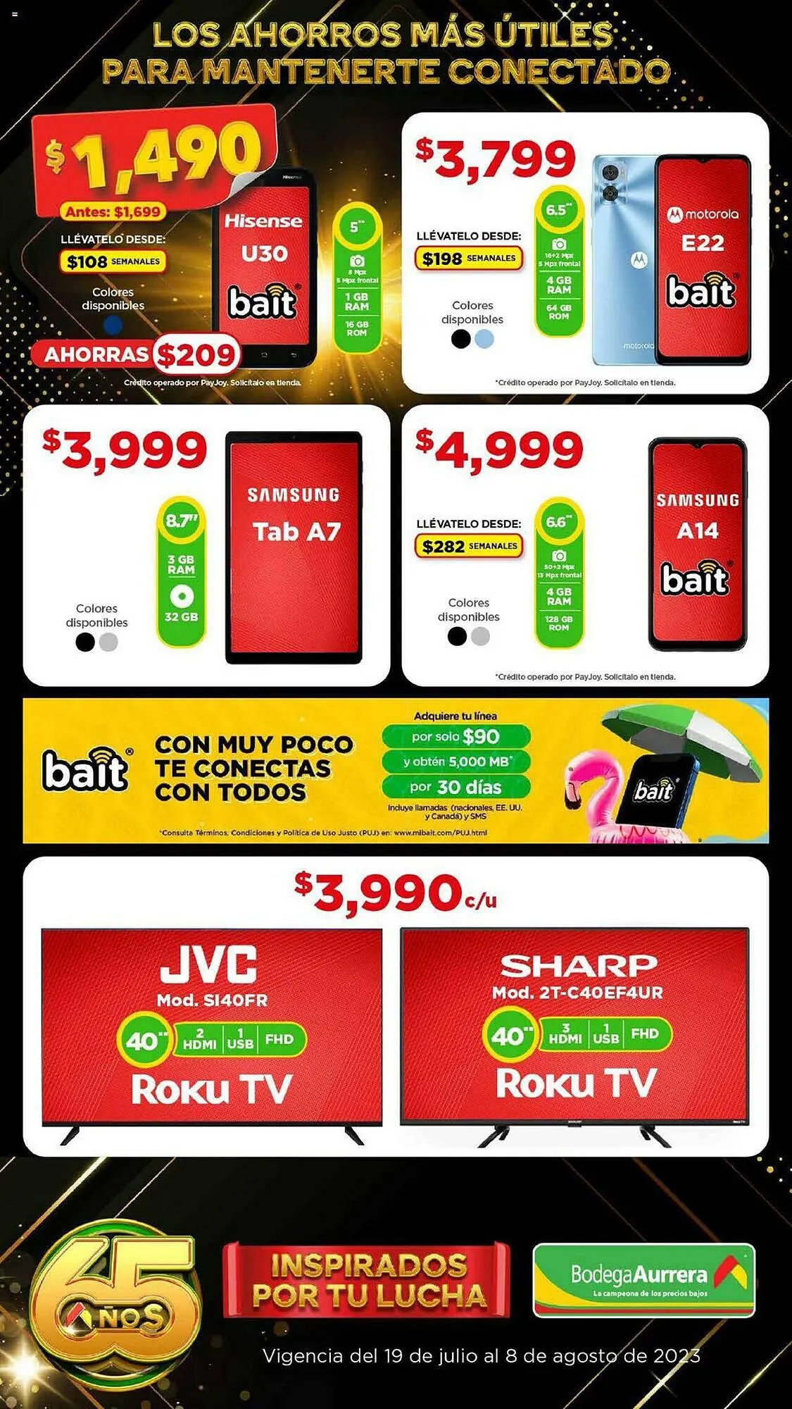 Catálogo de Catálogo Bodega Aurrerá 19 de julio al 8 de agosto 2023 - Pagina 4