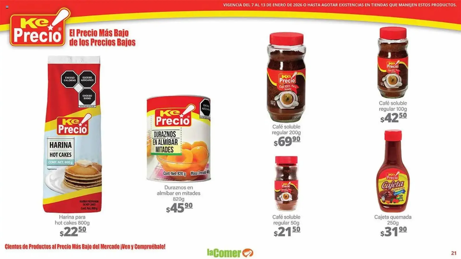 Catálogo de Folleto La Comer 7 de enero al 13 de enero 2026 - Pagina 21