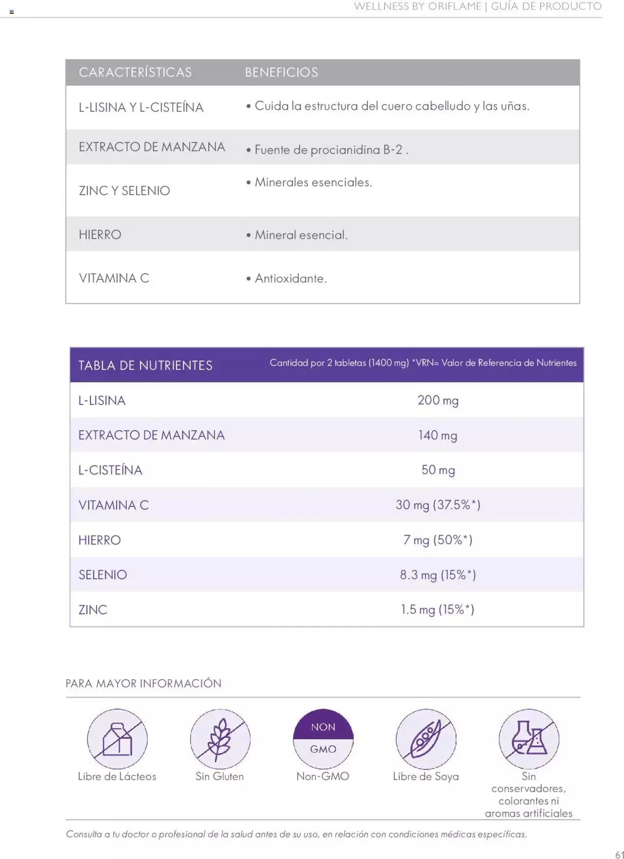 Catálogo de Oriflame - Guía de Producto Wellness 10 de noviembre al 31 de diciembre 2024 - Pagina 57