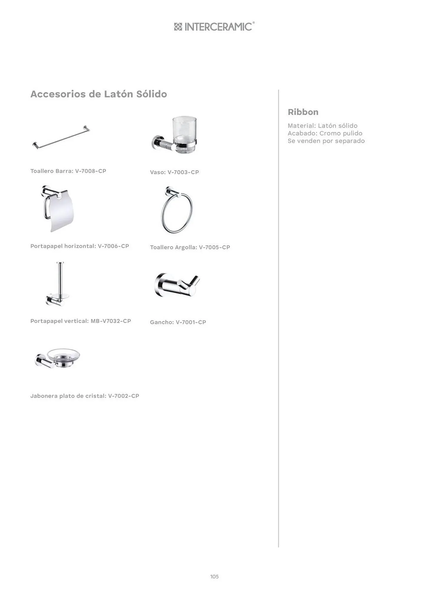 Catálogo de Catálogo Interceramic 3 de octubre al 3 de octubre 2026 - Pagina 105