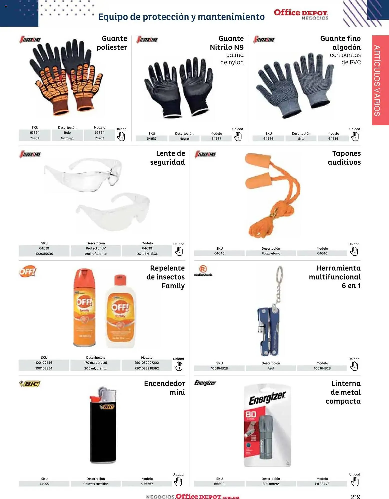 Catálogo de Catálogo Office Depot 12 de enero al 1 de enero 2027 - Pagina 221
