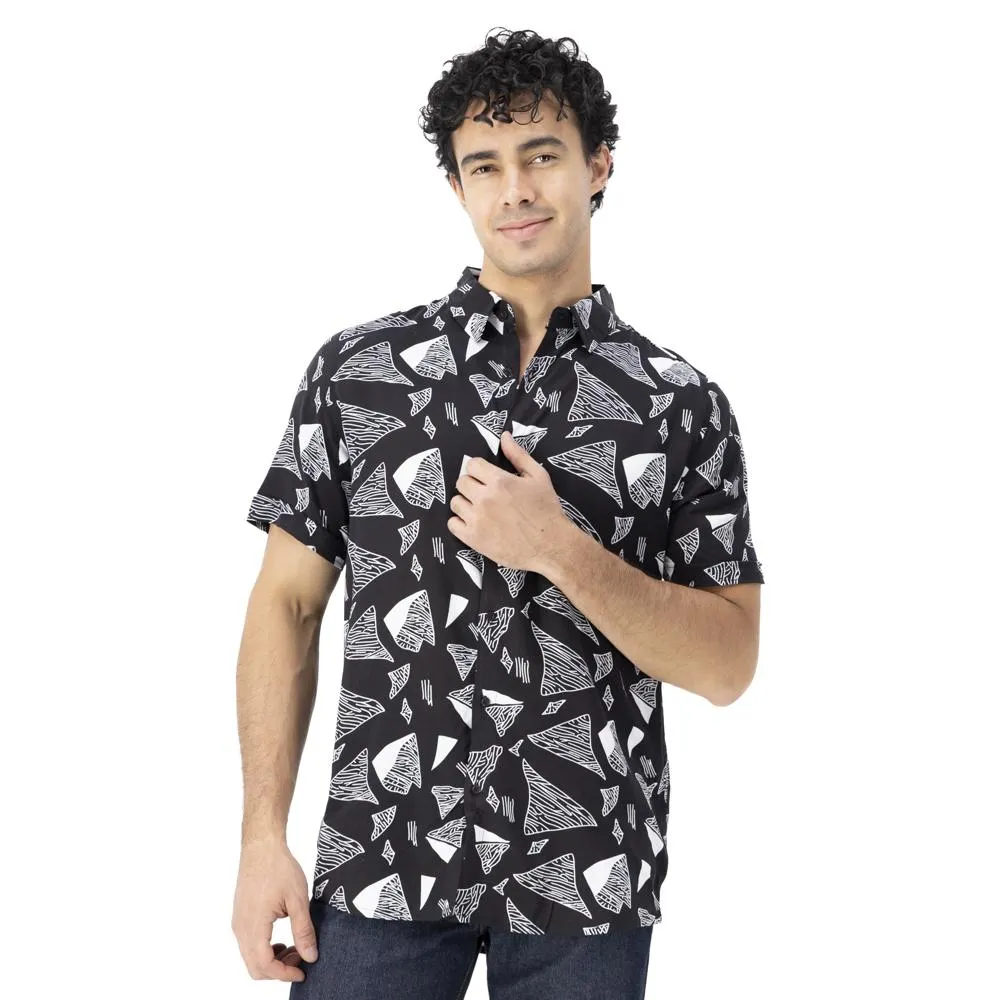 Camisa Hummo Hombre Diseño Triángulos