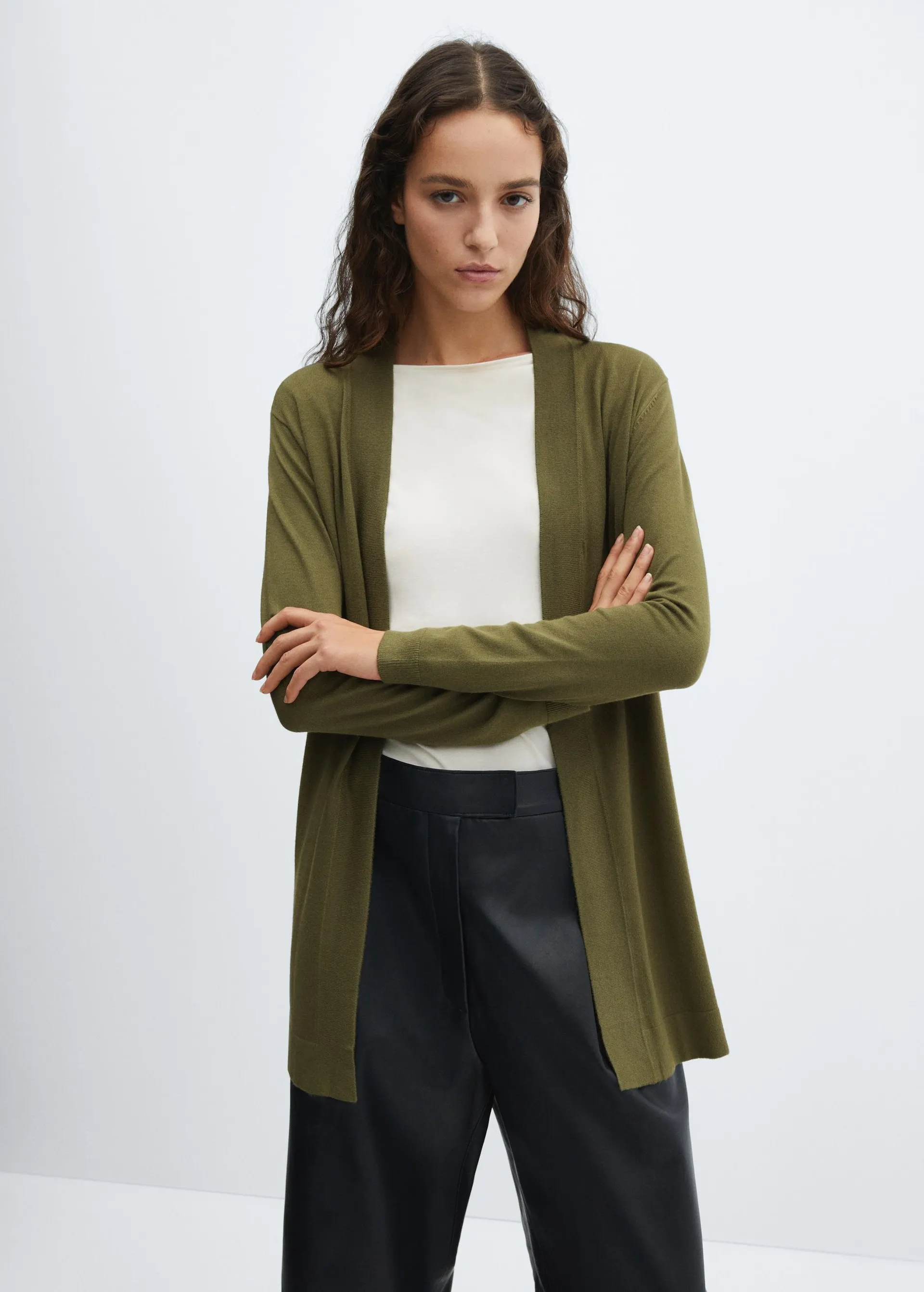 Cárdigan punto fino