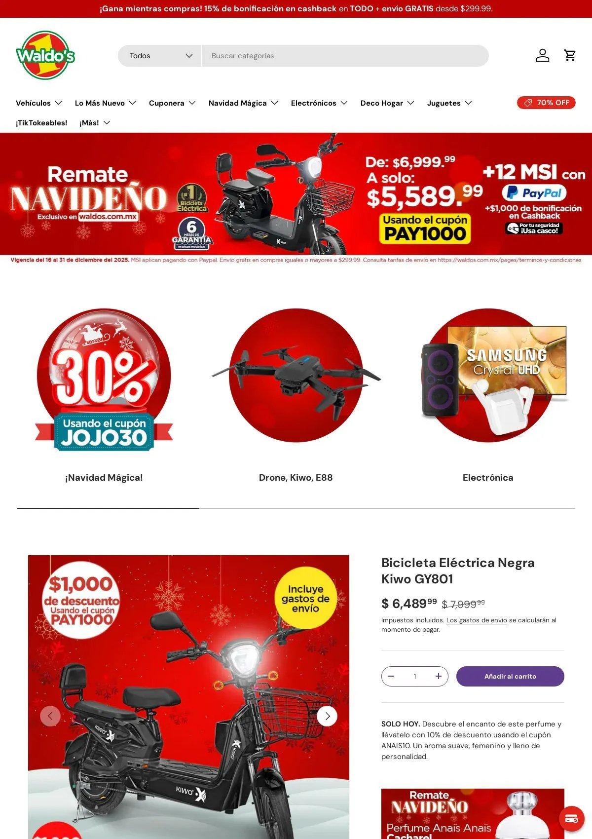 Catálogo de Waldo's Oferta actual 16 de diciembre al 24 de diciembre 2025 - Pagina 1