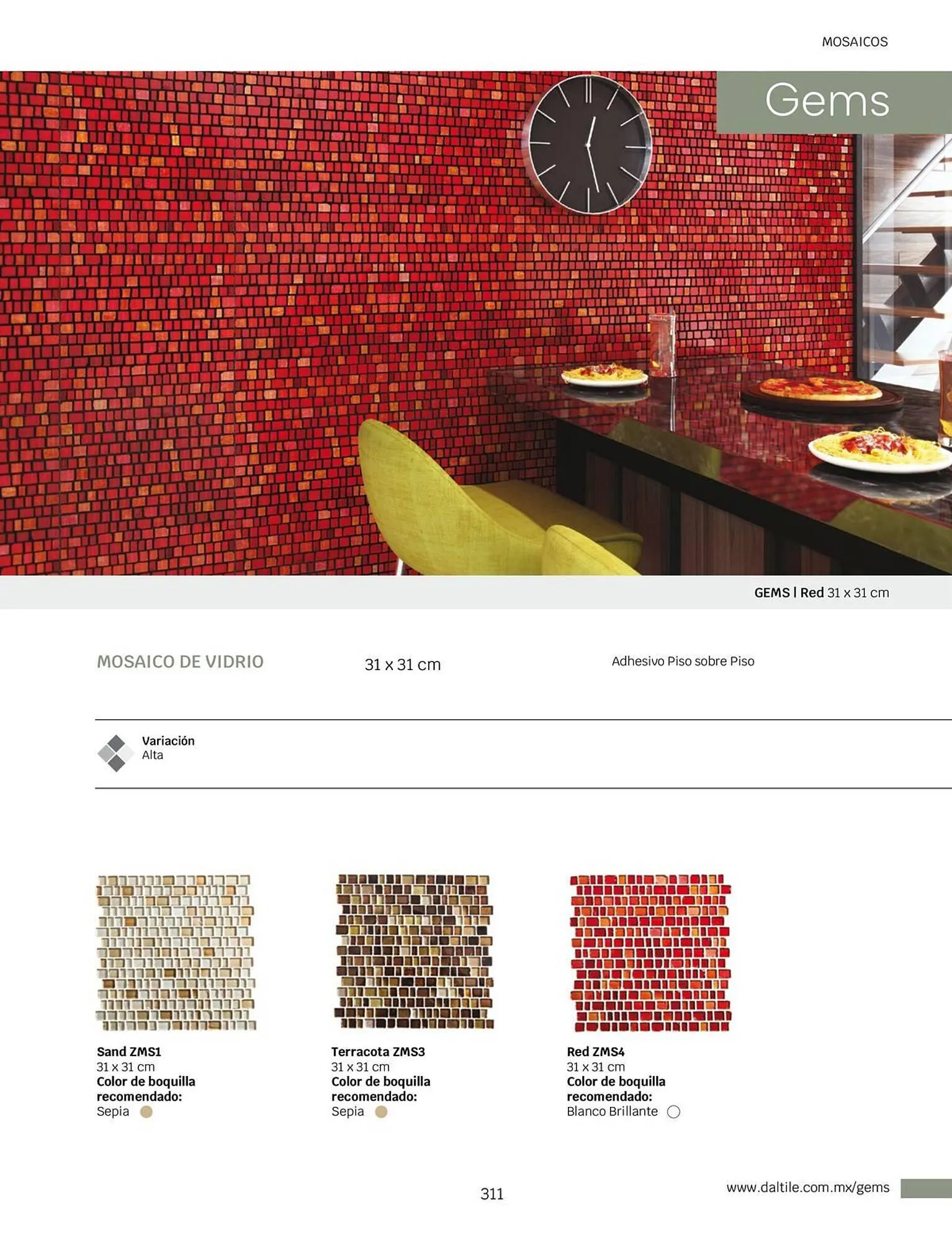 Catálogo de Catálogo Daltile 1 de enero al 31 de diciembre 2024 - Pagina 311