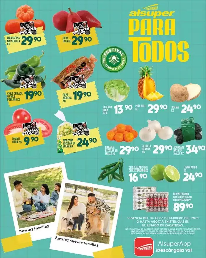 Catálogo de Alsuper ZACATECAS 5 de febrero al 6 de febrero 2025 - Pagina 1