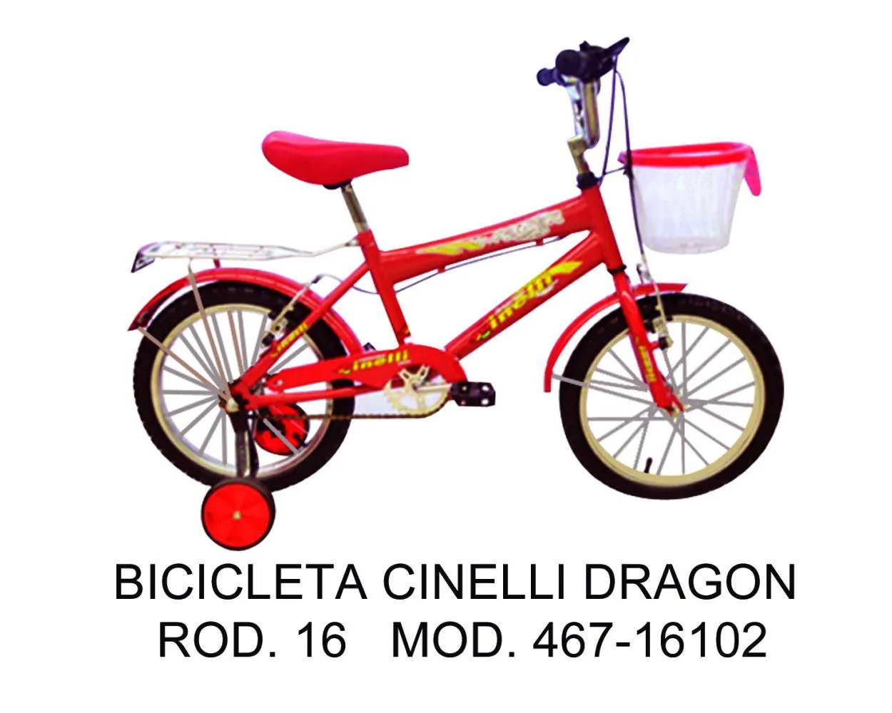 Bicicleta Cinelli Dragón Rodada 16
