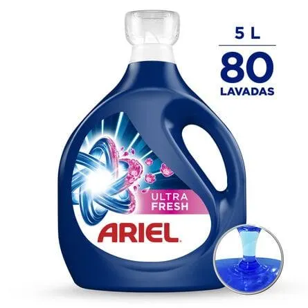 Detergente liquido ultra fresh Ariel 5 lt