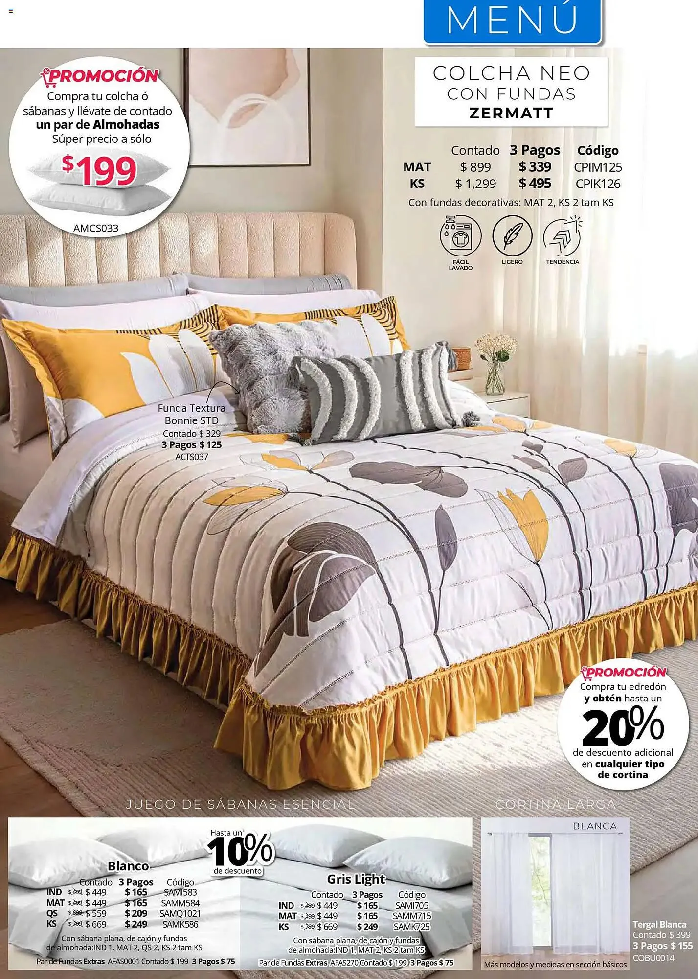Catálogo de Catálogo Colchas Concord 1 de mayo al 1 de agosto 2026 - Pagina 108