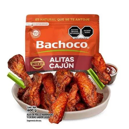 Alitas Cajún Bachoco 600 g