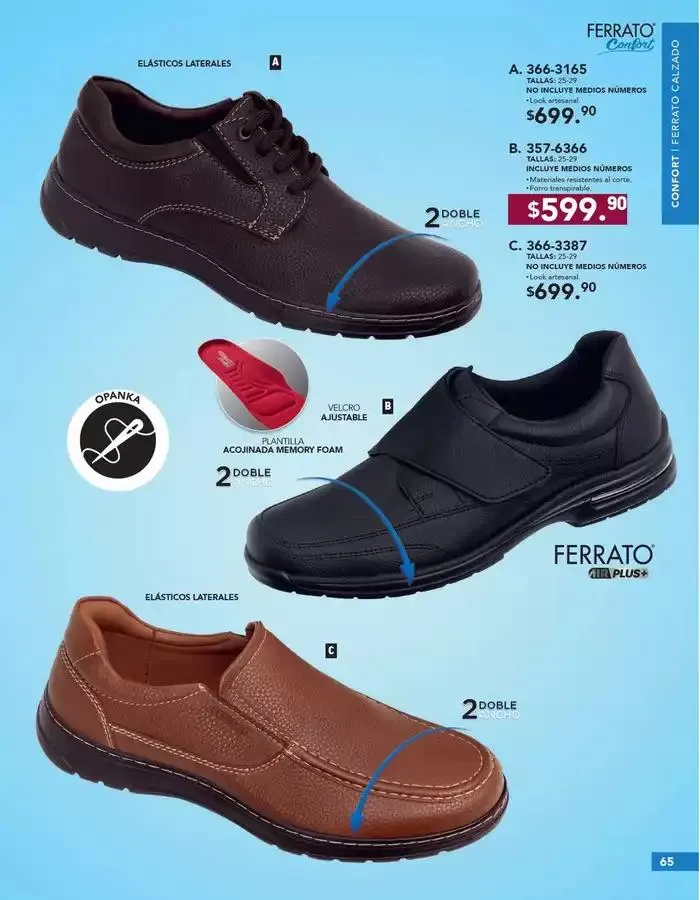 Catálogo de ANDREA | CALZADO CABALLERO 26 de enero al 24 de mayo 2025 - Pagina 65