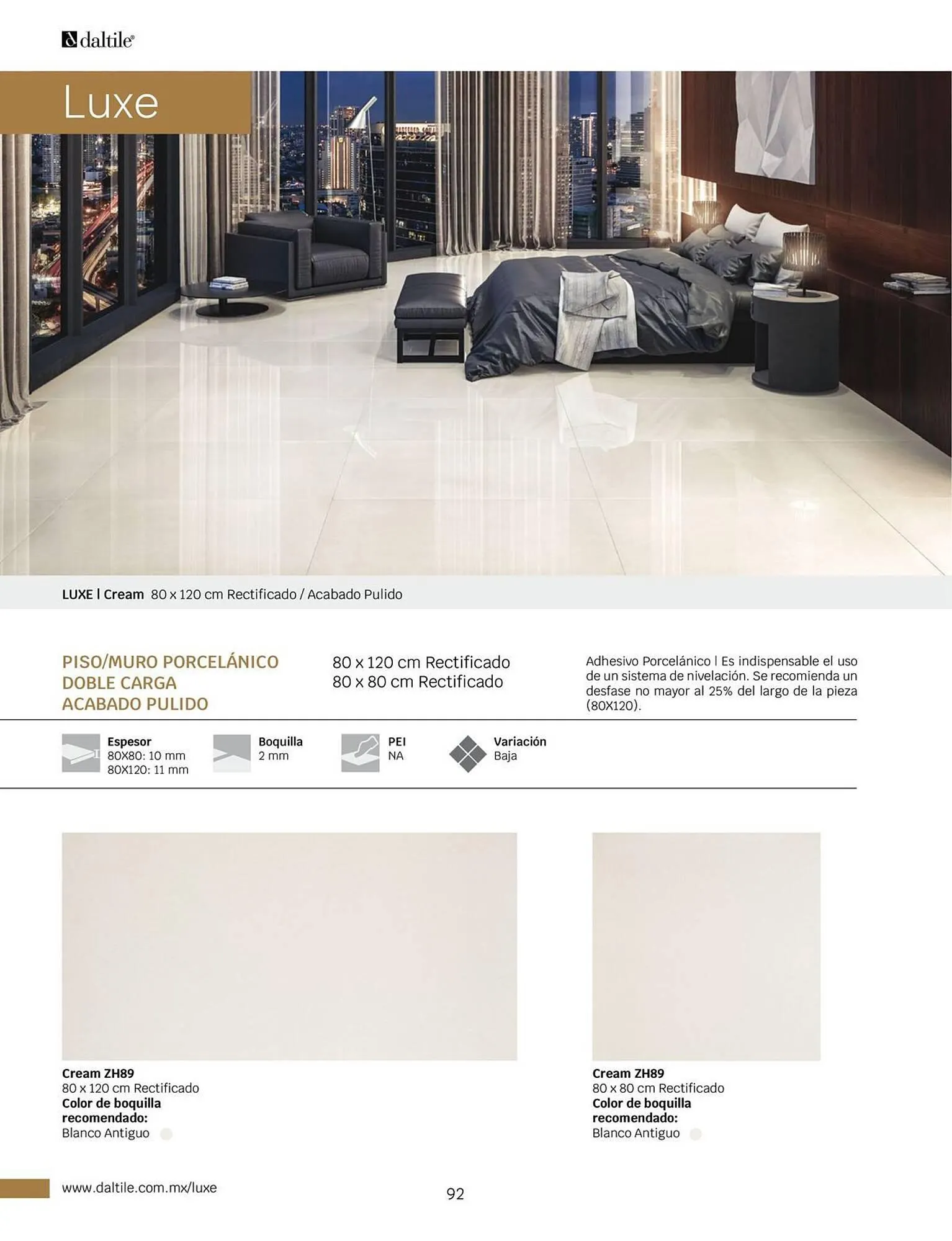 Catálogo de Catálogo Daltile 1 de enero al 31 de diciembre 2024 - Pagina 92