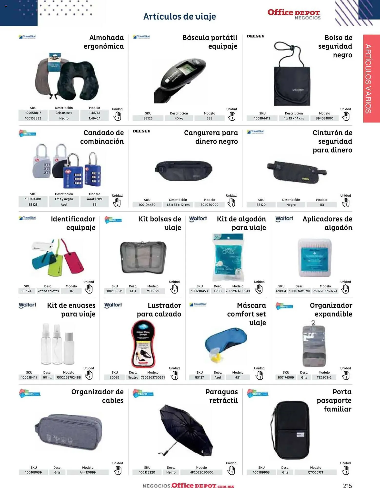 Catálogo de Catálogo Office Depot 12 de enero al 1 de enero 2027 - Pagina 217