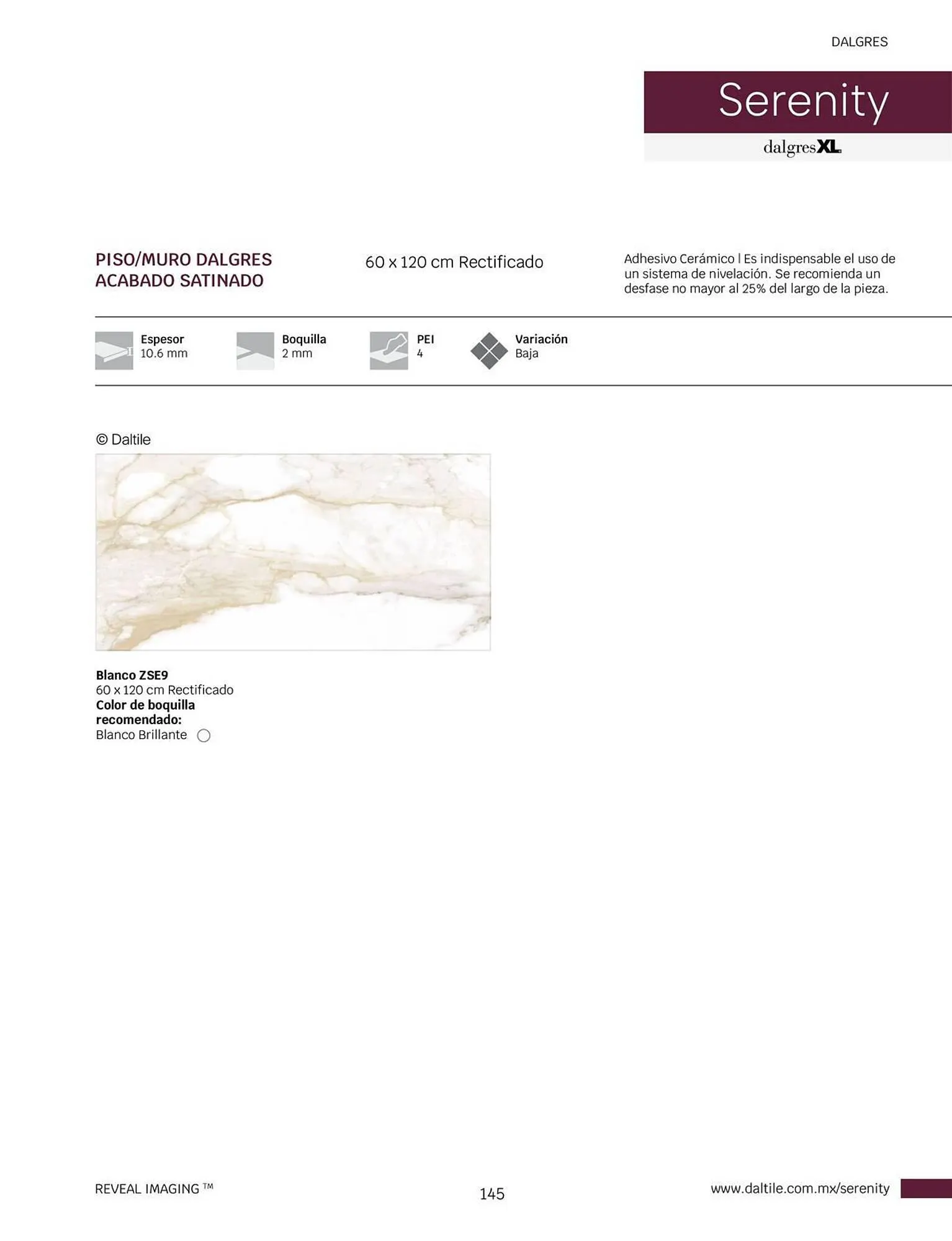 Catálogo de Catálogo Daltile 1 de enero al 31 de diciembre 2024 - Pagina 145