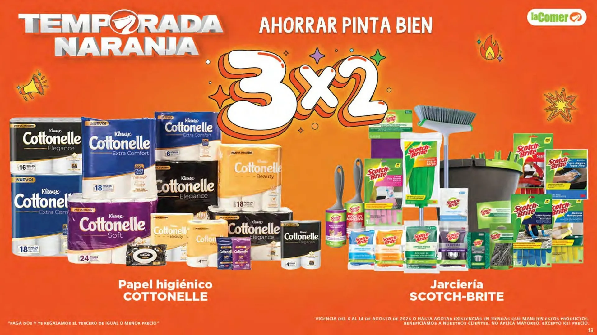 Catálogo de Catálogo La Comer 6 de agosto al 14 de agosto 2025 - Pagina 13