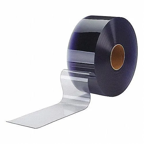 Tira de Repuesto PVC Lisa Transparente Rollo 8" x 300 pies