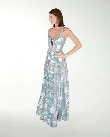 VESTIDO CL FANTASIA CON TIRAS EN EL ESCOTE