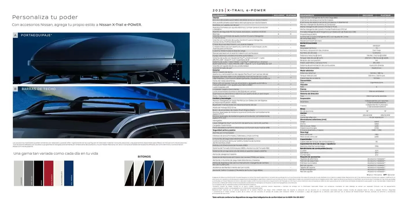 Catálogo de Nissan X-Trail e-POWER 25 28 de marzo al 28 de marzo 2026 - Pagina 15