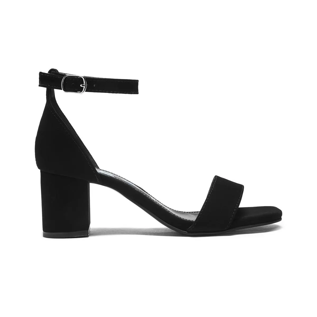 SANDALIA TACÓN BAJO CAPA DE OZONO PARA MUJER ESTILO 642203 NEGRO