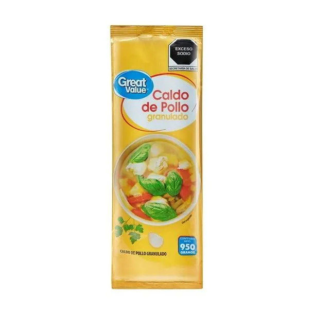 Caldo pollo Great Value granulado 950 g
