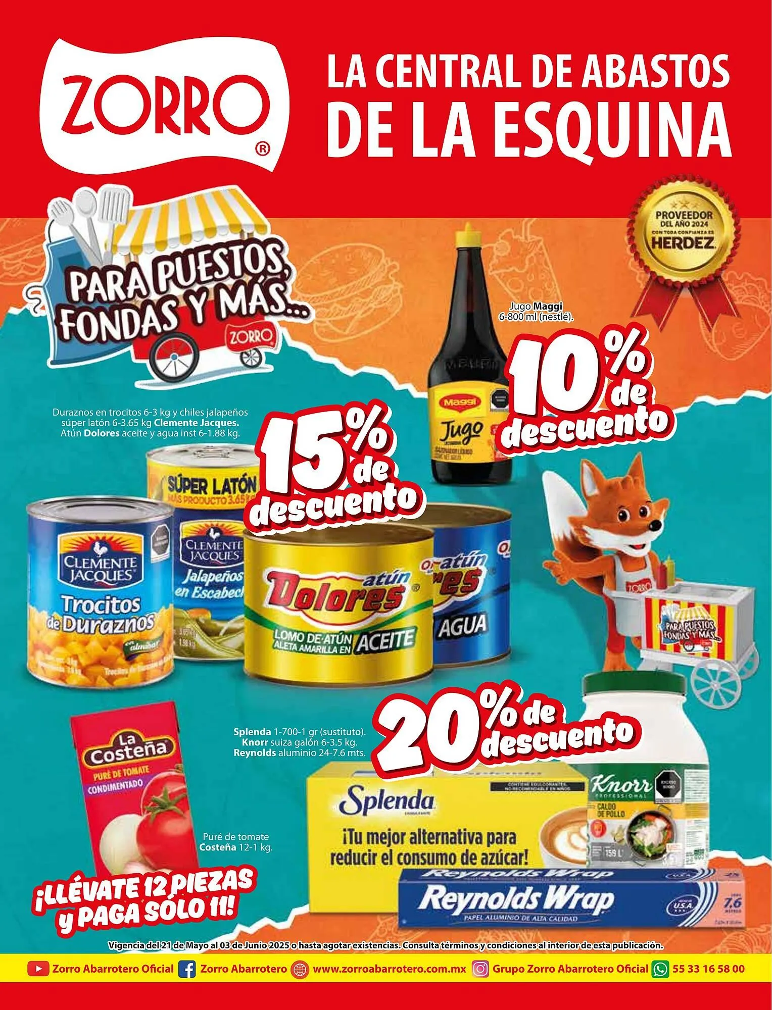 Catálogo de Catálogo Zorro 21 de mayo al 3 de junio 2025 - Pagina 1