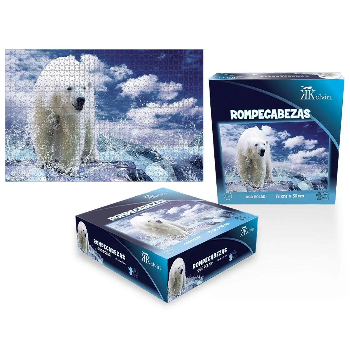 Rompecabezas Oso Polar 1000 Pzs 1000 Piezas