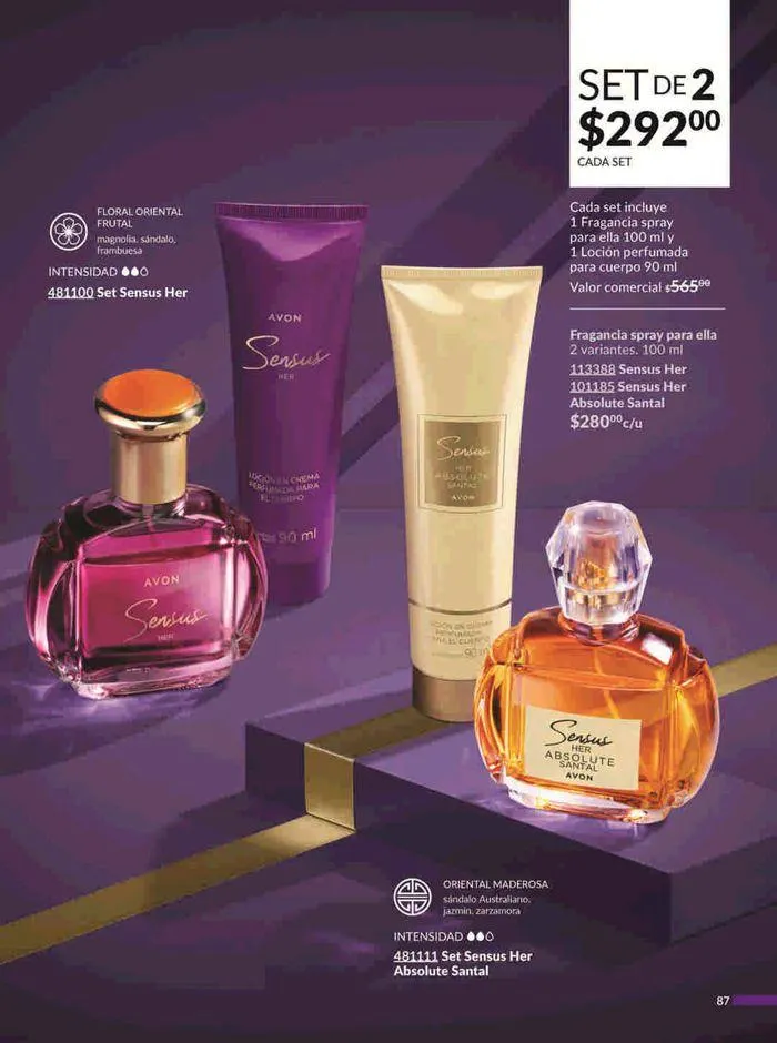 Catálogo de Avon COSMÉTICOS C17 20 de septiembre al 25 de octubre 2024 - Pagina 87