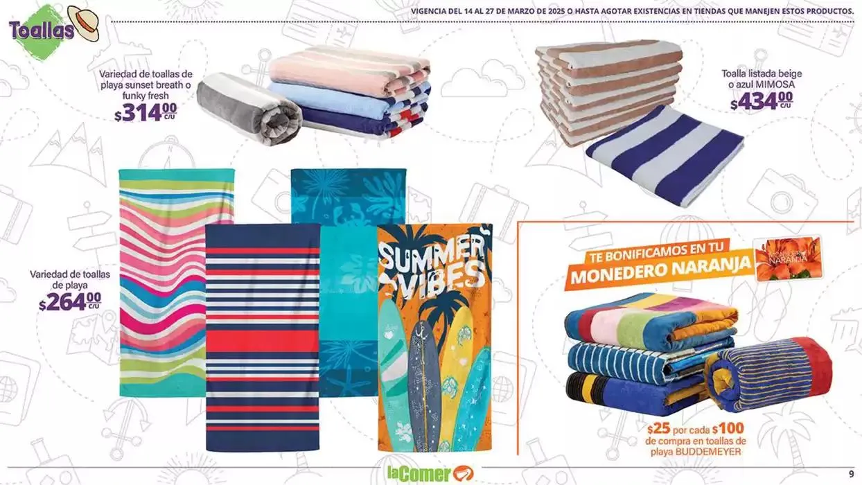 Catálogo de La Comer - Vacaciones 14 de marzo al 27 de marzo 2025 - Pagina 9