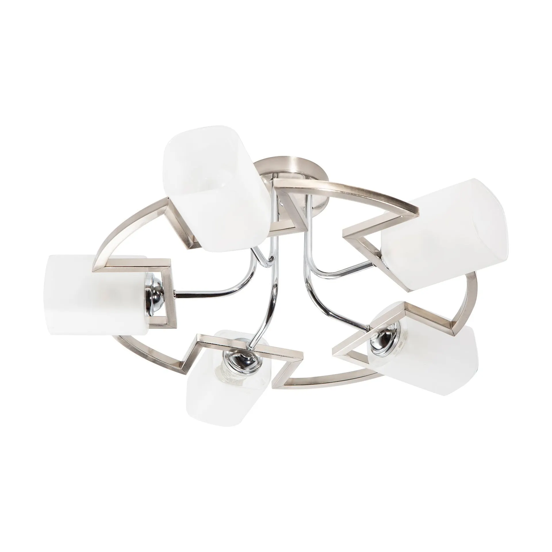 Lámpara de Techo Modern Luxe Negro E27 40w 5 Luces