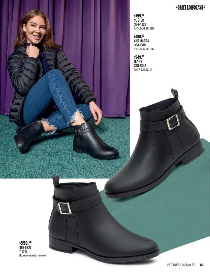 Catálogo de ANDREA - CALZADO DAMA 26 de agosto al 25 de enero 2025 - Pagina 187