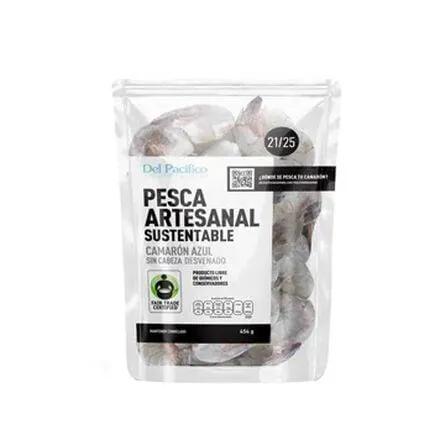 Camarón Desvenado Salvaje Sustentable 21/25 454 gr