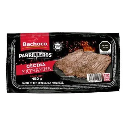 Cecina Extrafina de Res Parrilleros Bachoco 480 g